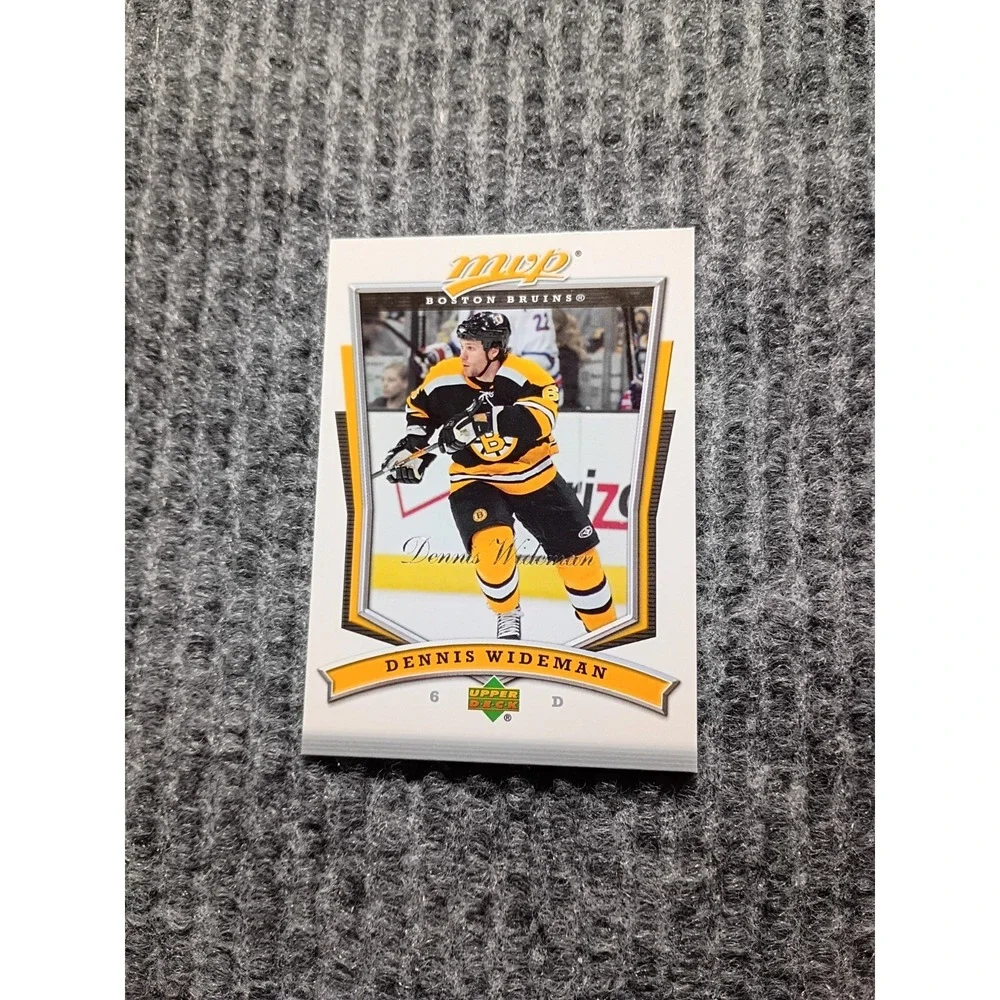 2007-2008 Upper Deck MVP Boston Bruins Dennis Wideman Hockey Card #50